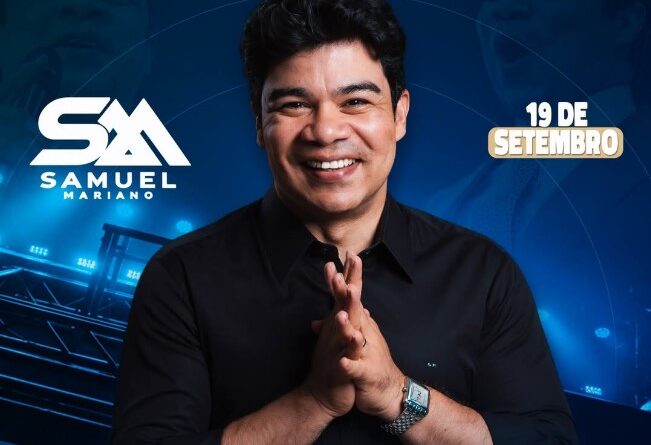 Pindobaçu se prepara para celebrar o Dia do Evangélico com show de Samuel Mariano
